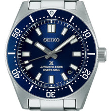 Load image into Gallery viewer, Seiko Prospex 1965 Heritage Diver’s Automatic Blue Dial Silver Steel Strap Watch for Men - SPB451J1