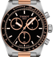 Load image into Gallery viewer, Tissot PR516 Chronograph Black Dial Two Tone Steel Strap Watch for Men - T149.417.22.051.01