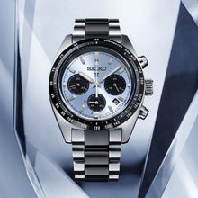 Load image into Gallery viewer, Seiko Prospex Speedtimer Solar Chronograph Limited Edition Blue Dial Two Tone Steel Strap Watch for Men - SSC909
