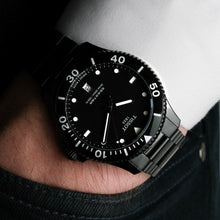 Load image into Gallery viewer, Tissot Seastar 1000 Quartz Black Dial Black Steel Strap Watch for Men - T120.410.33.051.00