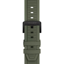 Load image into Gallery viewer, Tissot T Race Chronograph Black Dial Green Rubber Strap Watch for Men - T141.417.37.061.02