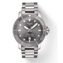 Load image into Gallery viewer, Tissot Seastar 1000 Powermatic 80 Grey Dial Silver Steel Strap Watch for Men - T120.407.11.081.01