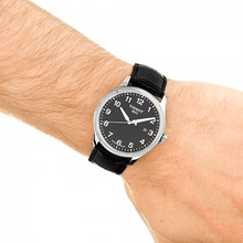 Load image into Gallery viewer, Tissot T-Sport Gent XL Black Dial Black Leather Strap Watch for Men - T116.410.16.057.00