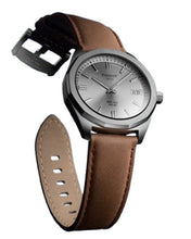 Load image into Gallery viewer, Tissot PRC 100 Solar Quartz Silver Dial Brown Leather Strap Watch for Men - T151.422.16.031.00