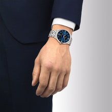 Load image into Gallery viewer, Tissot Chemin Des Tourelles Powermatic 80 Blue Dial Silver Steel Strap Watch for Men - T139.407.11.048.00