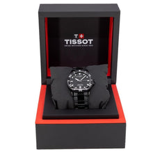 Load image into Gallery viewer, Tissot Seastar 1000 Quartz Black Dial Black Steel Strap Watch for Men - T120.410.33.051.00