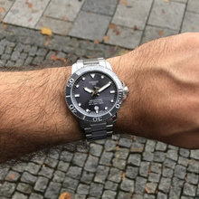 Load image into Gallery viewer, Tissot Seastar 1000 Powermatic 80 Grey Dial Silver Steel Strap Watch for Men - T120.407.11.081.01