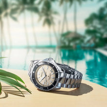 Load image into Gallery viewer, Seiko Prospex Polygonal Divers Automatic Pearl White Dial Silver Steel Strap Watch for Men - SPB481J1