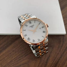 Load image into Gallery viewer, Tissot T Classic Dream Quartz White Dial Two Tone Steel Strap Watch for Men - T129.410.22.013.00