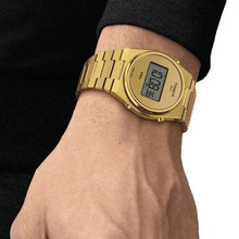 Load image into Gallery viewer, Tissot PRX Digital Quartz Gold Dial Gold Steel Strap Watch for Men - T137.463.33.020.00