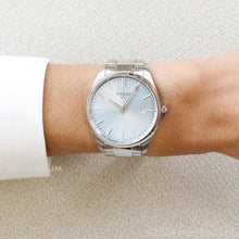 Load image into Gallery viewer, Tissot PR 100 Ice Blue Dial Silver Steel Strap Watch for Men - T150.410.11.351.00