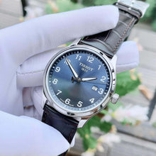 Load image into Gallery viewer, Tissot T-Sport Gent XL Blue Dial Brown Leather Strap Watch for Men - T116.410.16.047.00