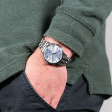 Load image into Gallery viewer, Seiko Presage Cocktail Time Automatic Ice Blue Dial Silver Steel Strap Watch for Men - SRPE19J1