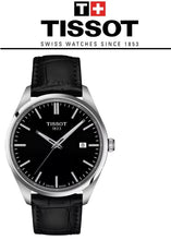 Load image into Gallery viewer, Tissot PR 100 Black Dial Black Leather Strap Watch for Men - T150.410.16.051.00