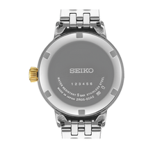 Load image into Gallery viewer, Seiko Presage Cocktail Time Automatic Diamonds White Dial Two Tone Steel Strap Watch for Women - SRE010J1