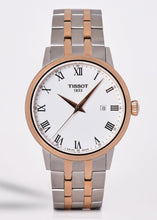 Load image into Gallery viewer, Tissot T Classic Dream Quartz White Dial Two Tone Steel Strap Watch for Men - T129.410.22.013.00