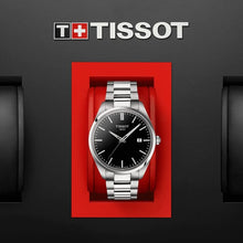 Load image into Gallery viewer, Tissot PR 100 Black Dial Silver Steel Strap Watch for Men - T150.410.11.051.00