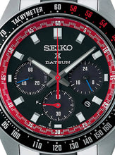 Load image into Gallery viewer, Seiko Prospex Speedtimer Solar Chronograph Datsun 240Z Collaboration Limited Edition Black Dial Two Tone Steel Strap Watch for Men - SSC957
