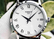 Load image into Gallery viewer, Tissot T Classic Dream Quartz White Dial Brown Leather Strap Watch for Men - T129.410.16.013.00