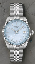 Load image into Gallery viewer, Tissot Ballade Quartz Blue Dial Silver Steel Strap Watch for Women - T156.210.11.351.00