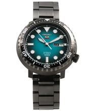 Load image into Gallery viewer, Seiko 5 Sports Automatic Turquoise Dial Grey Steel Strap Watch for Men - SRPC65J1