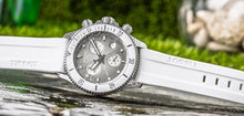 Load image into Gallery viewer, Tissot Seastar 1000 Chronograph Grey Dial White Rubber Strap Watch for Men - T120.217.17.011.00