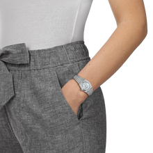 Load image into Gallery viewer, Tissot PRX Quartz Mother of Pearl Dial Silver Steel Strap Watch for Women - T137.010.11.111.00