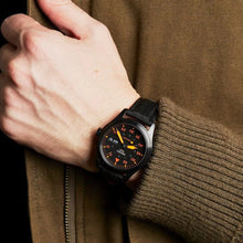 Load image into Gallery viewer, Seiko 5 Sports Flieger Pilot Automatic Black Dial Black Nylon Strap Watch for Men - SRPH33K1