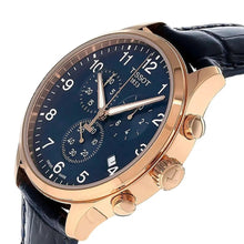 Load image into Gallery viewer, Tissot T-Sport Chrono XL Blue Dial Blue Leather Strap Watch for Men - T116.617.36.042.00