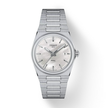 Load image into Gallery viewer, Tissot PRX Quartz Mother of Pearl Dial Silver Steel Strap Watch for Women- T137.210.11.111.00
