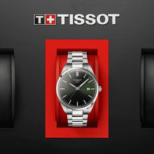 Load image into Gallery viewer, Tissot PR 100 Green Dial Silver Steel Strap Watch for Men - T150.410.11.091.00