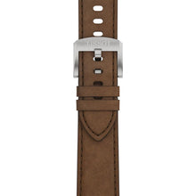 Load image into Gallery viewer, Tissot PRC 100 Solar Quartz Silver Dial Brown Leather Strap Watch for Men - T151.422.16.031.00