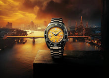 Load image into Gallery viewer, Seiko Prospex The Night of Siam Limited Edition Yellow Dial Silver Steel Strap Watch for Men - SPB487J1