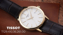 Load image into Gallery viewer, Tissot Classic Dream Ivory Dial Brown Leather Strap Watch for Men - T129.410.36.261.00