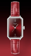 Load image into Gallery viewer, Tissot SRV Red Dial Red Leather Strap Watch for Women - T160.110.16.423.00