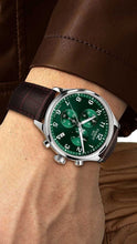 Load image into Gallery viewer, Tissot Chrono XL Classic Green Dial Brown Leather Strap Watch for Men - T116.617.16.092.00