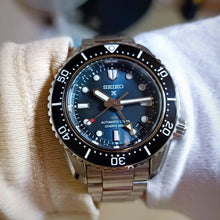 Load image into Gallery viewer, Seiko Prospex Diver Scuba Automatic Blue Dial Silver Steel Strap Watch for Men - SBEJ021