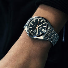 Load image into Gallery viewer, Seiko 5 Sports SNXS Series Automatic Black Dial Silver Steel Strap Watch for Men - SRPK89K1