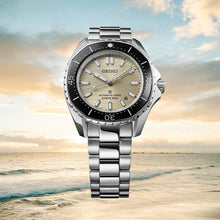 Load image into Gallery viewer, Seiko Prospex Polygonal Divers Automatic Pearl White Dial Silver Steel Strap Watch for Men - SPB481J1