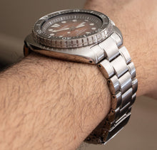 Load image into Gallery viewer, Seiko Prospex US Special Edition King Turtle Automatic Brown Dial Silver Steel Strap Watch for Men - SRPH55