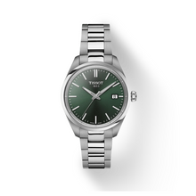 Load image into Gallery viewer, Tissot PR 100 Quartz Green Dial Silver Steel Strap Watch for Women - T150.210.11.091.00