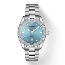 Load image into Gallery viewer, Tissot PR 100 Sport Chic Lady Blue Dial Silver Steel Strap Watch for Women - T101.910.11.351.00