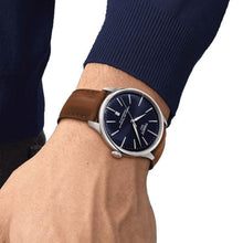 Load image into Gallery viewer, Tissot Chemin des Tourelles Automatic Powermatic 80 Blue Dial Brown Leather Strap Watch for Men - T139.407.16.041.00
