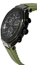 Load image into Gallery viewer, Tissot T Race Chronograph Black Dial Green Rubber Strap Watch for Men - T141.417.37.061.02
