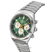Load image into Gallery viewer, Seiko Sport Conceptual Chronograph Green Dial Silver Steel Strap Watch for Men - SSB461P1