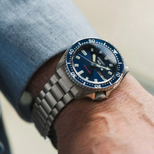 Load image into Gallery viewer, Seiko 5 Sports SKX Automatic Blue Dial Silver Steel Strap Watch for Men - SRPL83K1