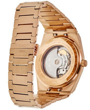 Load image into Gallery viewer, Tissot PRX Powermatic 80 Blue Dial Rose Gold Steel Strap Watch for Men - T137.407.33.041.00