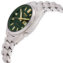 Load image into Gallery viewer, Seiko 5 Sports Automatic Green Dial Silver Steel Strap Watch for Men - SRPL57K1