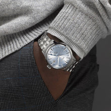 Load image into Gallery viewer, Seiko Presage Cocktail Time Automatic Ice Blue Dial Silver Steel Strap Watch for Men - SRPE19J1