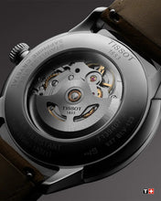 Load image into Gallery viewer, Tissot Chemin des Tourelles Automatic Powermatic 80 Blue Dial Brown Leather Strap Watch for Men - T139.407.16.041.00